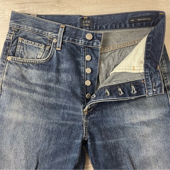 Citizens of Humanity Liya High Rise Classic Fit Crop with Distressed Hem, 26 - Picture 9 of 14